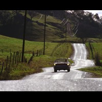Winding road, convertible, California :: 13533ebRDSunlimitedroadjpg