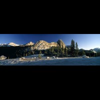 Yosemite National Park Panorama, Piwiak Dome :: 11180wCAYOSpiwiakdomejpg