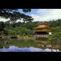 Kinkaku-Ju, Temple of the Golden Pavilion, Kyoto, Japan :: 13838-11eJAKYOgoldenpavilionjpg