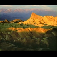 Death Valley National Park, Zabriskie Pt. sunrise :: 1392CADVLsunrisezabriskieptjpg