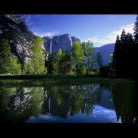 Yosemite Falls, Yosemite National Park, CA, USA :: 15523CAYOSyosemitefallsrfljpg