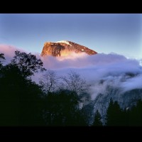 Half Dome Alpenglow, Yosemite National Park, CA, USA :: 15560CAYOShalfdomejpg