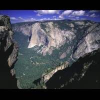 Yosemite National Park, Taft Pt. view, CA, USA  :: 15704CAYOSelcapvalleyfloorjpg