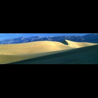 Death Valley National Park Panorama, Mesquite Flats Dunes, CA, USA  :: 17186wCADVLmesquiteflatsdunesjpg