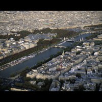 Paris, France from the Eiffel Tower :: 18451FRPARparisoverviewjpg