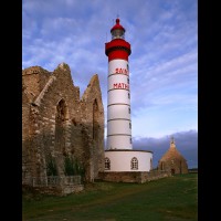 Saint Mathieu Lighthouse, Brittany, France  :: 18543eLTHstmathieufrjpg