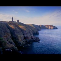 Cap Frehel Lighthouse, Cote Amor, Brittany, France  :: 19629eLTHcapfreheljpg