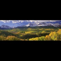Telluride, Mt. Wilson autumn, San Juan Mts. Colorado :: 19855wewilsonrangeIIjpg