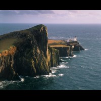 Neist Point Lighthouse, Isle of Skye, Scotland, UK :: 20076eLTHneistpt.sctlnd