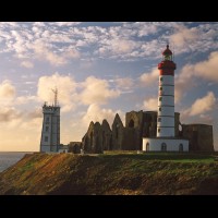 Saint Mathieu Lighthouse, Brittany, France  :: 30099LTHstmathieufrjpg