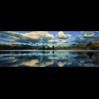 Little Molas Lake reflection, Colorado :: 7626weCOSJMlittlemolaslakejpg