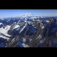 Mt. Denali aerial, Denali National Park, Alaska :: AKDNLaerialsdenaliak72591jpg