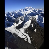 Mt. Denali aerial, Denal N.Pk, Alaska :: AKDNLaerialsdenaliak72623-26wjpg