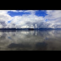 Sticking River reflection, Wrangell, Alaska :: AKWRGstikineriverak70157adj2jpg