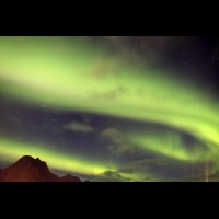 Aurora Borealis over Svolvaer, Norway :: AURsvolvaer69496adjjpg