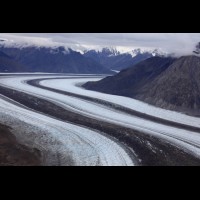 Aerial, Kaskawulsh Glacier, Kluane N.Pk, Yukon, Canada :: CNKLUkluaneprovpkcn70974jpg