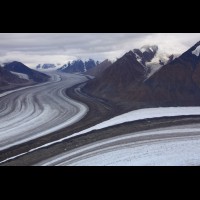 Aerial, Kaskawulsh Glacier, Kluane N.Pk, Yukon, Canada :: CNKLUkluaneprovpkcn70984jpg