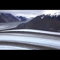 Aerial, Kaskawulsh Glacier, Kluane N.Pk, Yukon, Canada :: CNKLUkluaneprovpkcn70986jpg