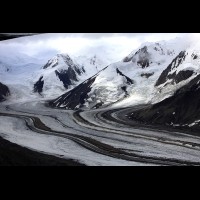 Aerial, Kaskawulsh Glacier, Kluane N.Pk, Yukon, Canada :: CNKLUkluaneprovpkcn71002jpg