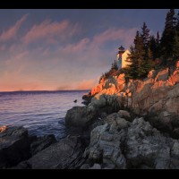 Bass Harbor Lighthouse, Maine, USA :: LTHbassharborme49736-37-38-40w
jpg