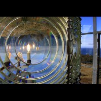 Fresnel Lens, Cape Blanco Lighthouse, Oregon, USA :: LTHcapeblancoor60818jpg