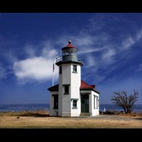 Pt. Robinson Lighthouse, Maury Island, Washington, USA :: LTHptrobinsonwa50687jpg