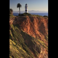 Pt. Vincente Lighthouse, holiday wreath, CA :: LTHptvincente46941jpg