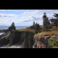 West Quoddy Lighthouse, Maine, USA :: LTHwestquoddyme49617jpg