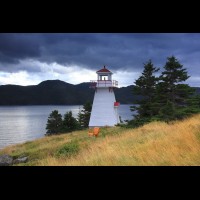 Woody Point Lighthouse, Gros Morne National Park, Newfoundland, Canada :: LTHwoodypointnl48902jpg