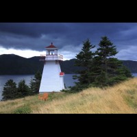 Woody Point Lighthouse, Gros Morne National Park, Newfoundland, Canada :: LTHwoodypointnl48908jpg