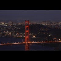 Golden Gate Bridge, night, San Francisco, CA :: SFOggbridge42907jpg