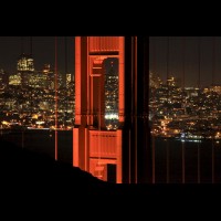 Golden Gate Bridge, night, San Francisco, CA :: SFOggbridge42956jpg