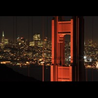 Golden Gate Bridge, night, San Francisco, CA :: SFOggbridge42957jpg