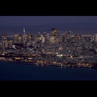 San Francisco skyline, night, California, USA :: SFOnightskyline42900jpg